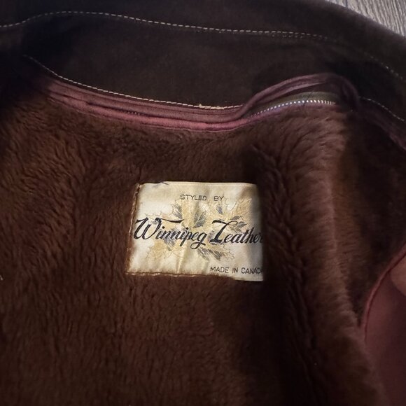 VINTAGE SUEDE JACKET WITH REMOVABLE LINING MADE IN CANADA XS/S - Picture 4 of 15